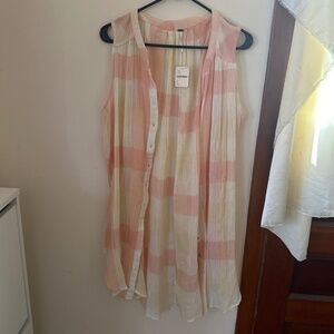 Free People Oversize Vest Size S
